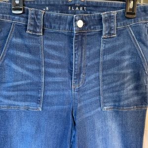 White House Black Market flare jeans